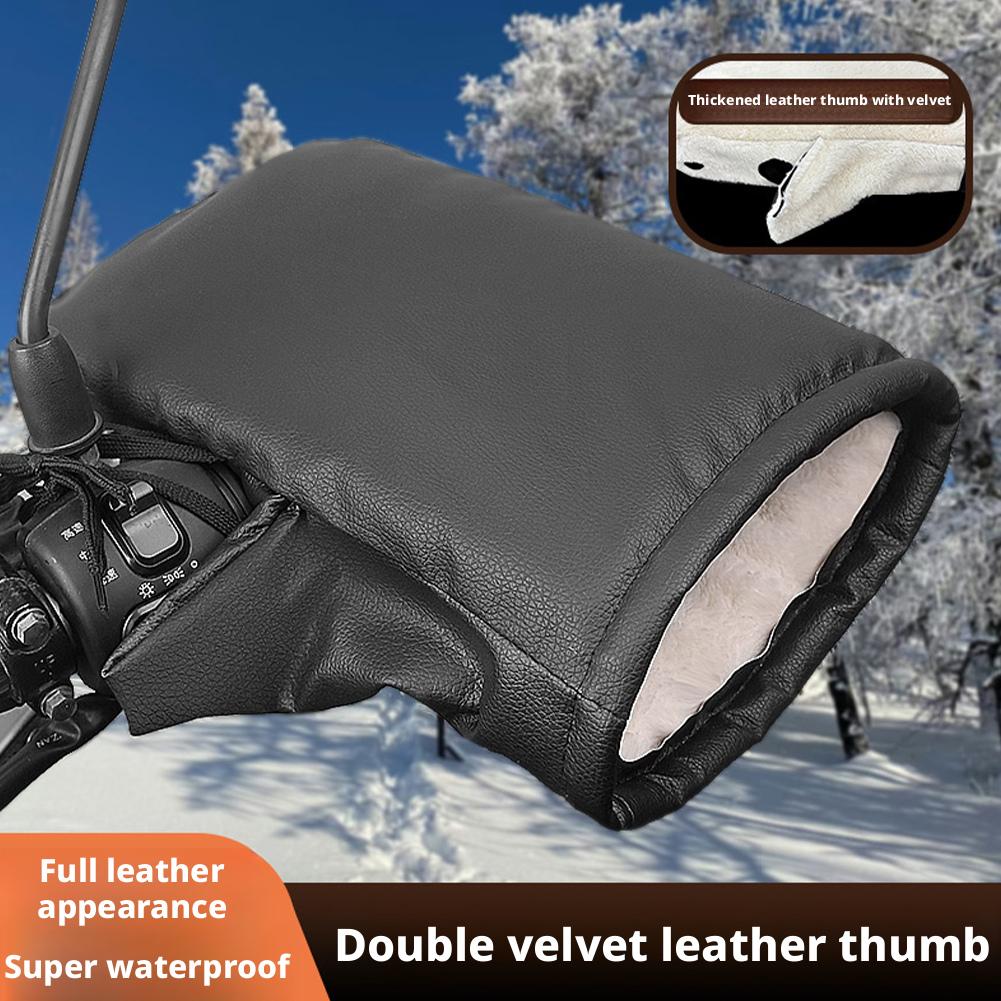 Gardening Glove Waterproof - 1쌍 오토바이 핸들바 장갑 겨울용 사이클링