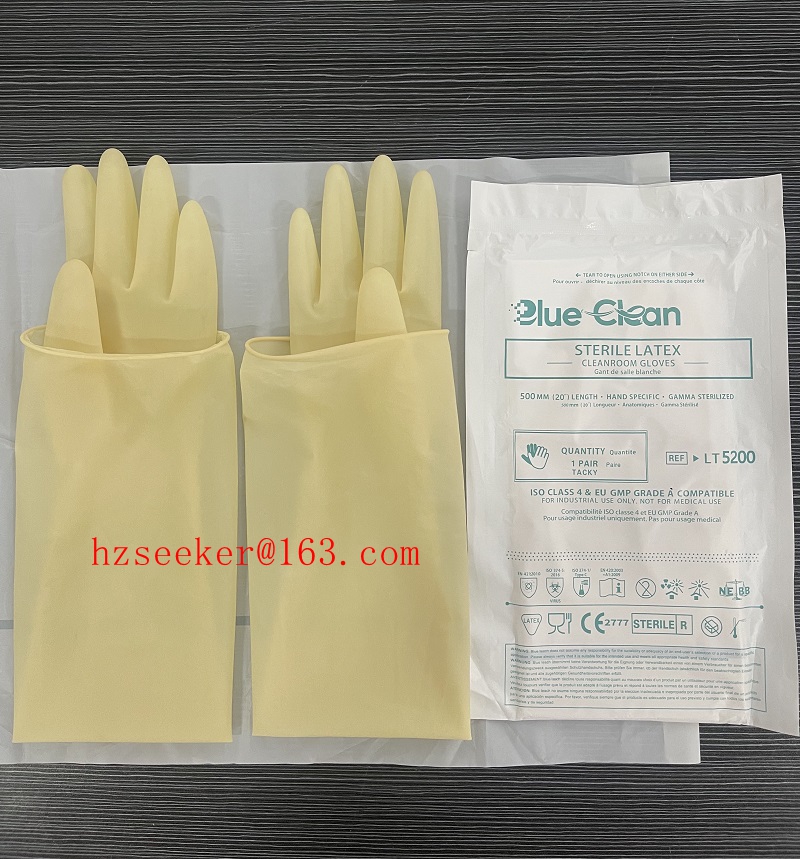 Rubber Glove Cleaning - 블루 클린 LT5200 (1쌍) 20인치 클린룸