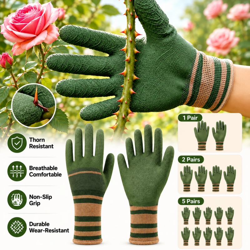 Gardening Glove Waterproof - 다용도 원예 장갑 가시 방지 방수