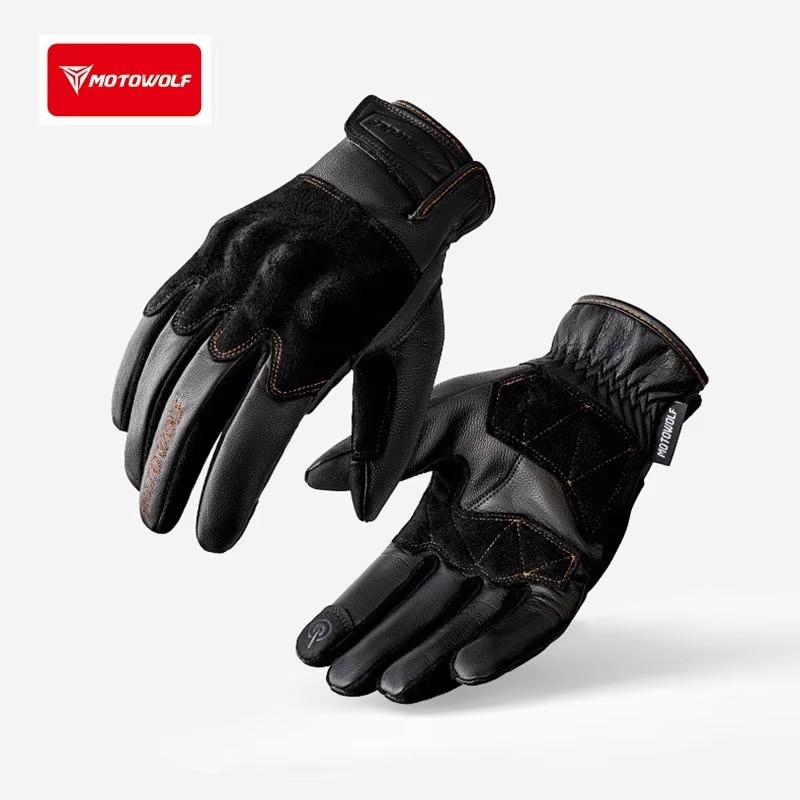 가죽 오토바이 장갑 레트로 라이딩 장갑 빈티지 라이더  - Motorcycle Glove Knuckle 리뷰 및 가격