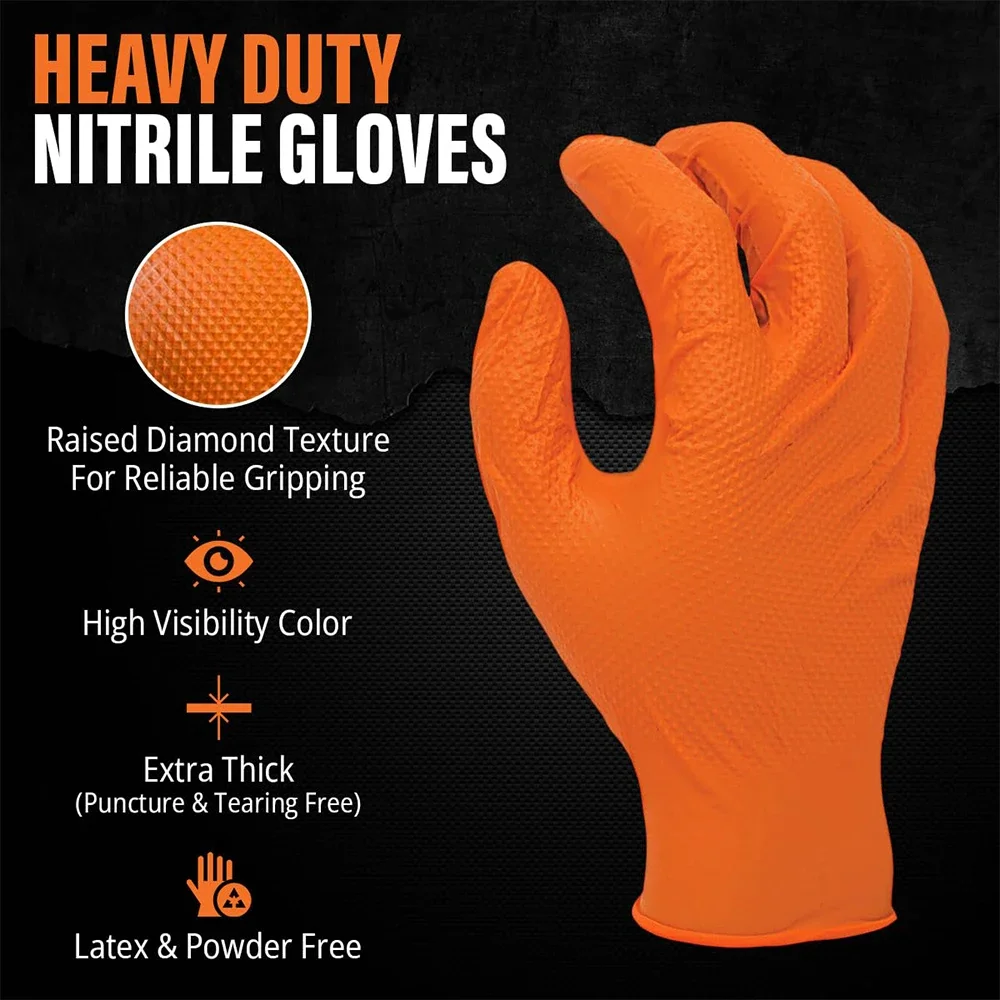 기계 안전 및 작업 장갑을 위한 다이아몬드 질감 그립이 - Nitrile Mechanic Glove 리뷰 및 가격