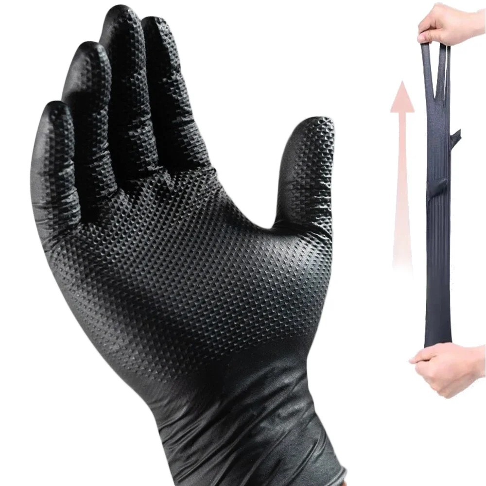 기계 안전 및 작업 장갑을 위한 다이아몬드 질감 그립이 - Nitrile Mechanic Glove 리뷰 및 가격