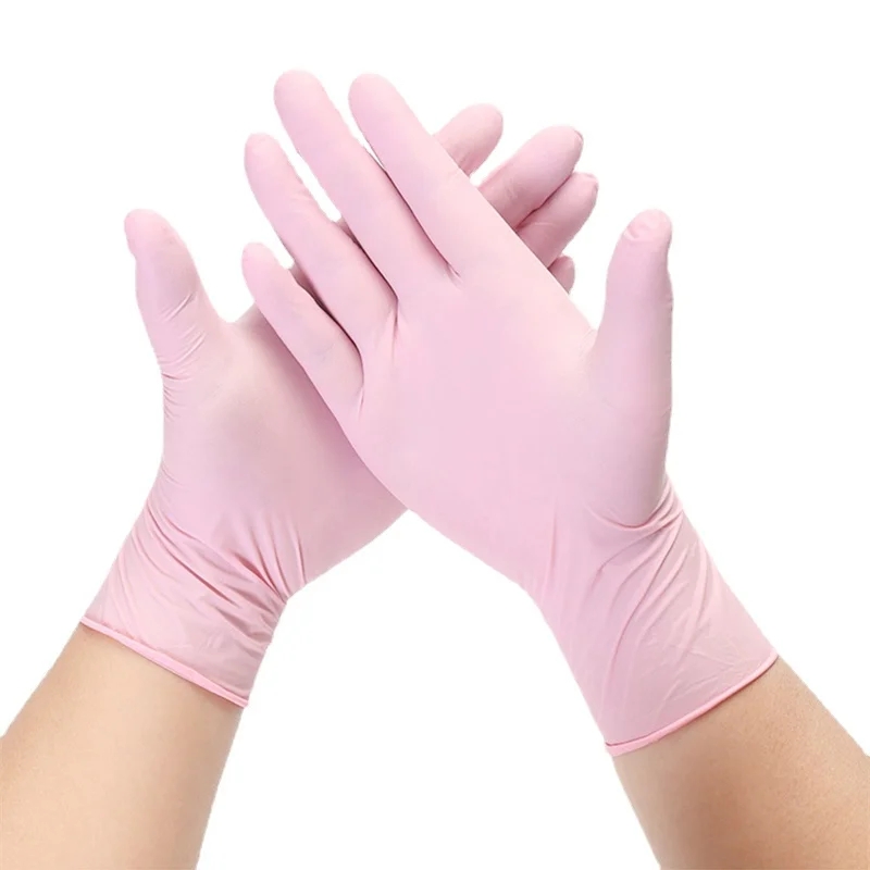 20/50/100PCS 핑크 니트릴 장갑 일회용 라텍스 - Nitrile Mechanic Glove 리뷰 및 가격