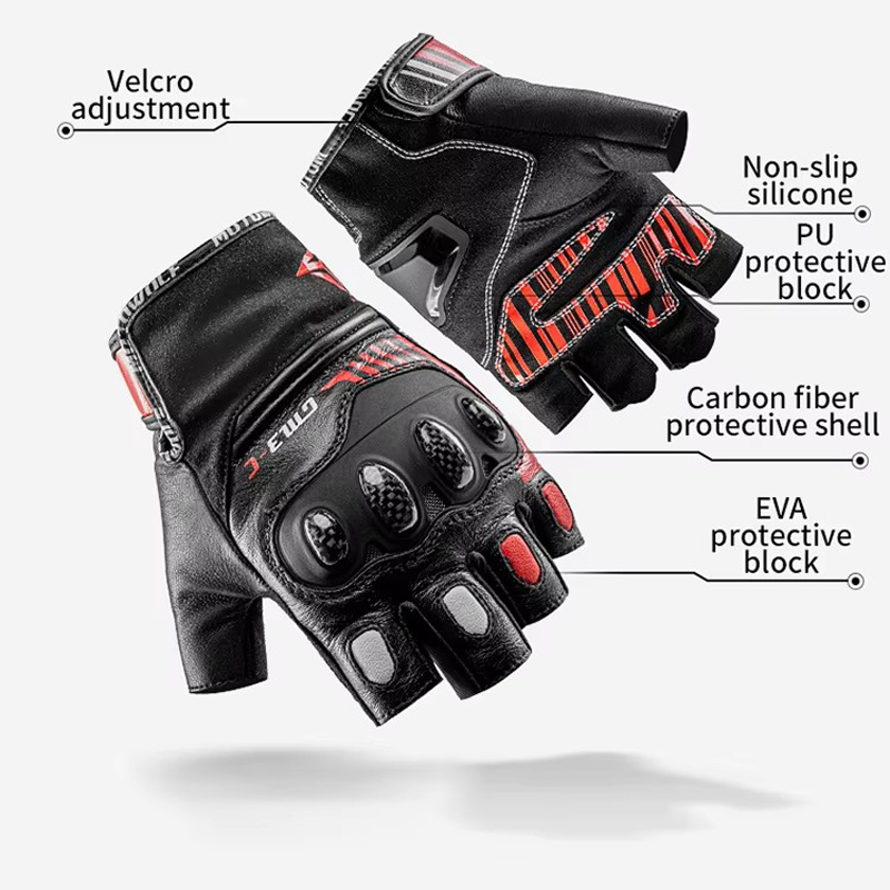 하프 핑거 오토바이 장갑 하드 너클 가죽 사이클링 MT - Motorcycle Glove Knuckle 리뷰 및 가격