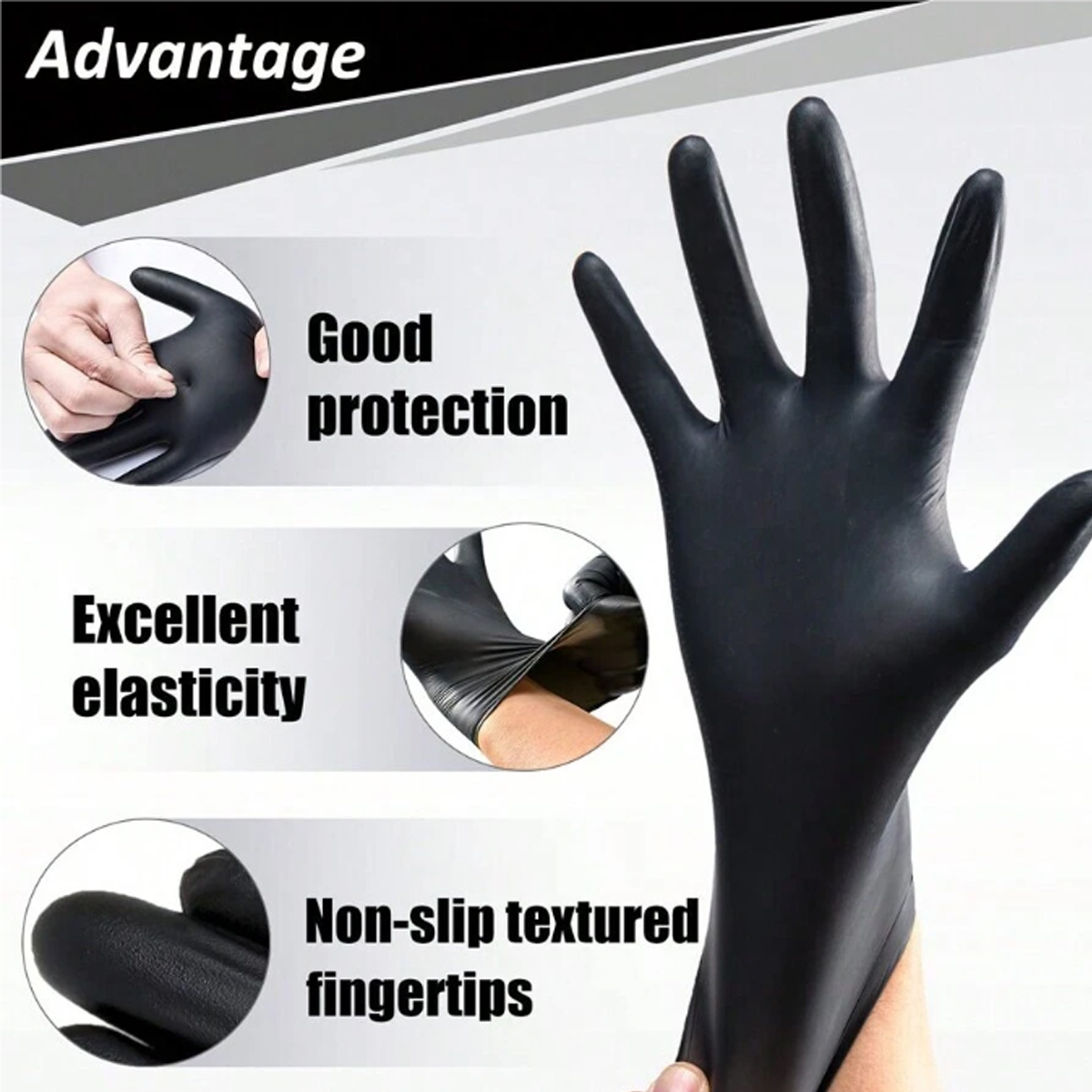 란케 블랙 일회용 니트릴 장갑 전문 작업용 장갑 자동차 - Rubber Glove Cleaning 리뷰 및 가격